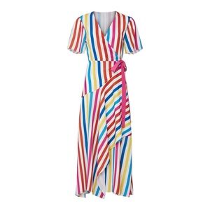 Color Me Courtney Taira Wrap Dress